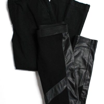 BCBGMAXAZRIA ATM Womens High Rise Leggings Pants Black Size Small 8 Lot 2